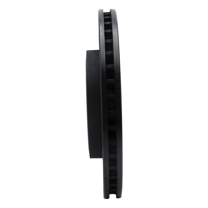 Jeep Commander Brake Rotor (1) - Front Left - R1 Concepts - Drilled & Slotted - Black - `05-`10